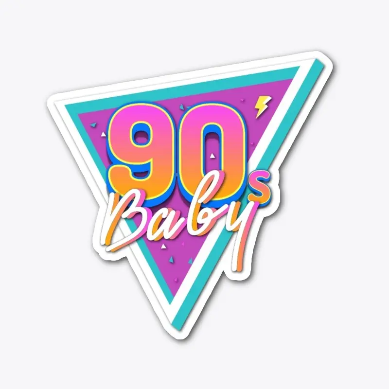 90s Baby Sticker